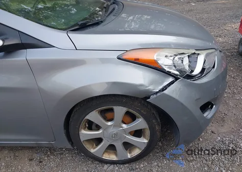 2012 Hyundai Elantra Limited (Ulsan Plant) from USA, damaged, VIN KMHDH4AE0CU374001